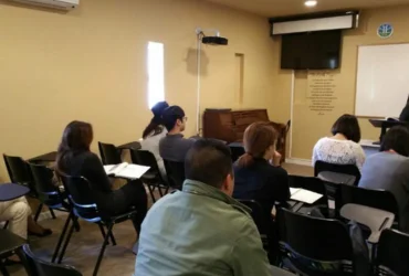Students in a classroom